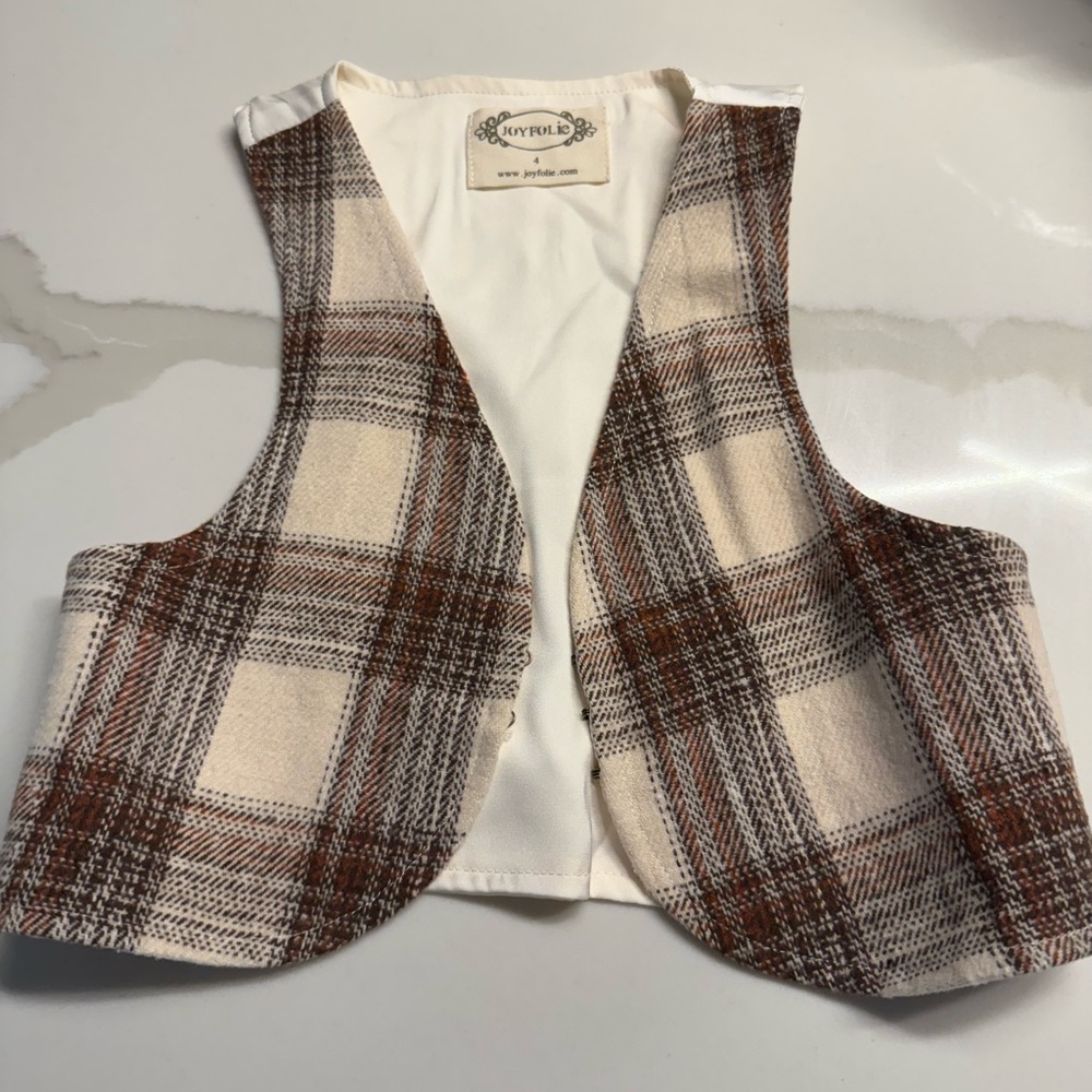 Mayfield Plaid Vest